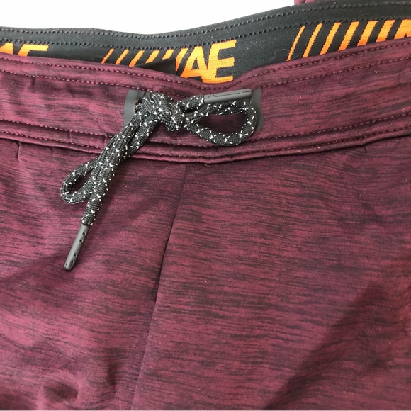 Americans Eagle Men’s Active Flex Jogger   Sweatpants Maroon Size S/P/CH - Picture 8 of 9